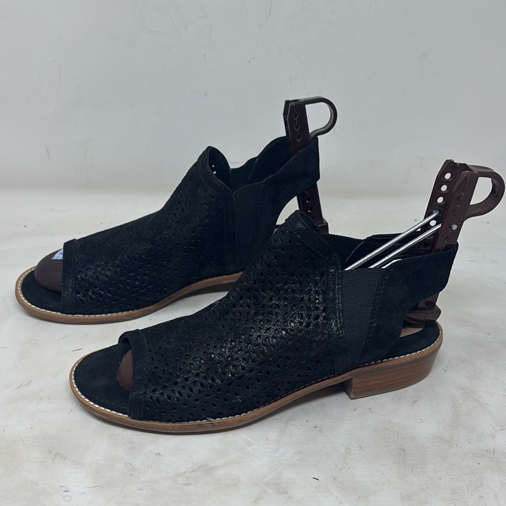 Sofft Black Perforated Sandals